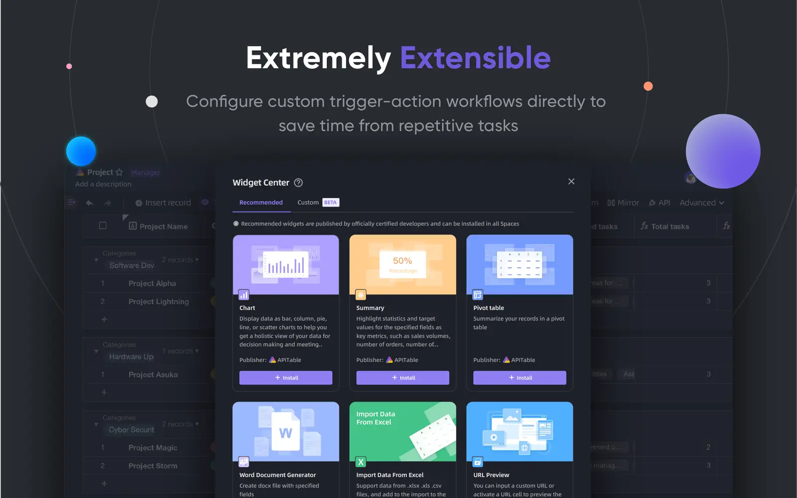 APITable screenshot 5