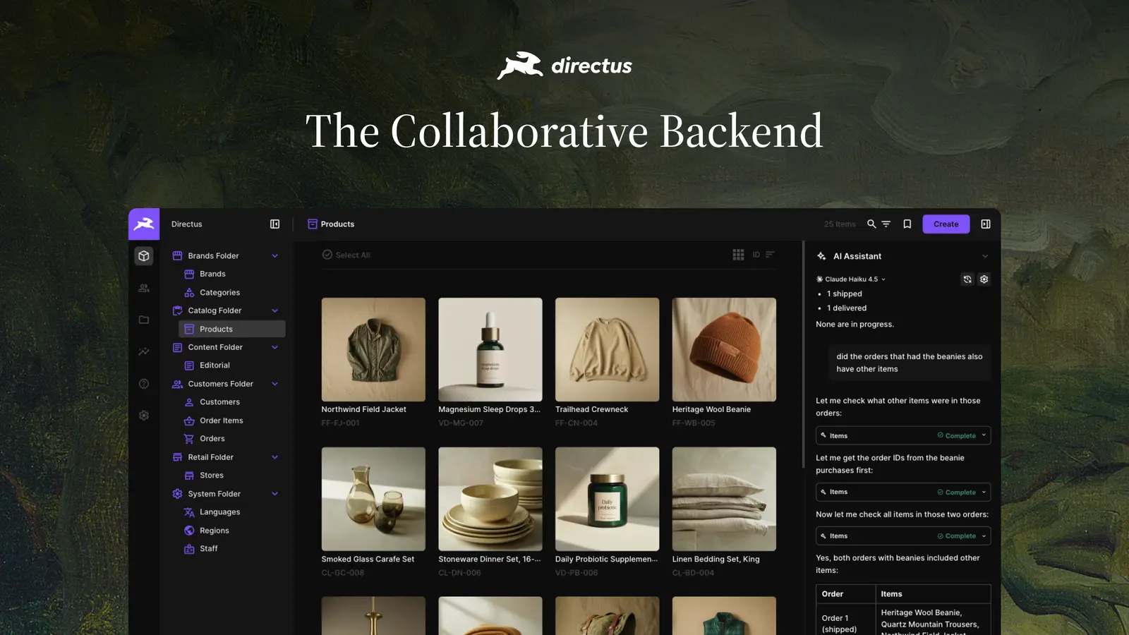 Directus screenshot 2