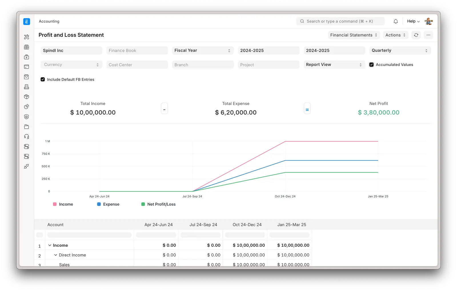 ERPNext screenshot 2