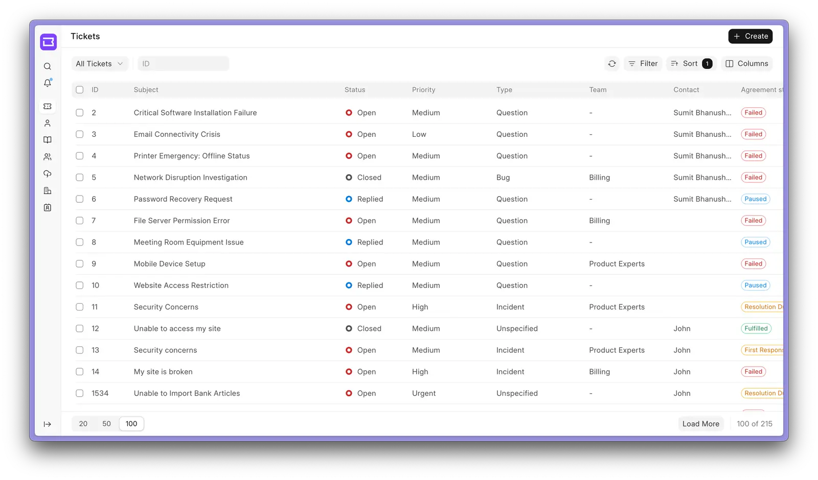 Helpdesk screenshot 2