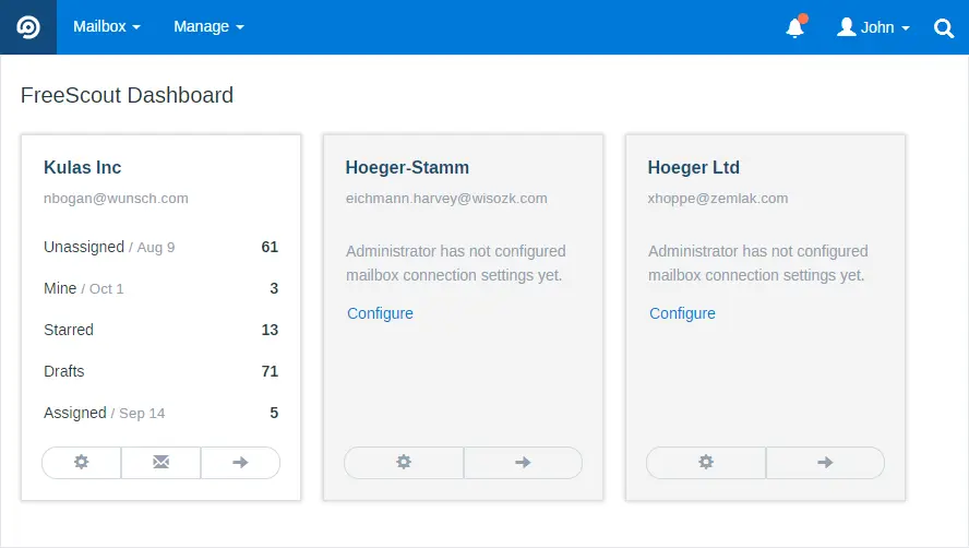 FreeScout screenshot 2