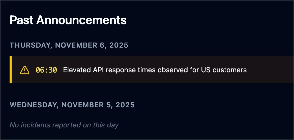 Gatus screenshot 4