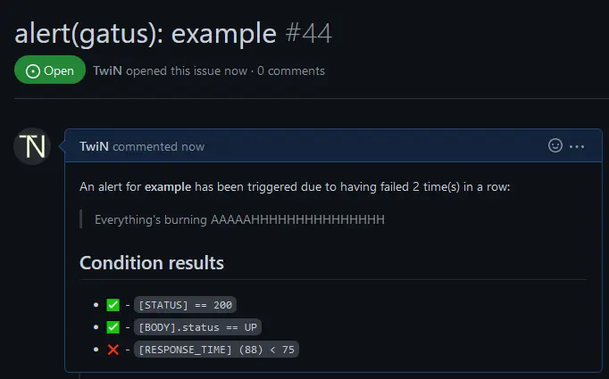 Gatus screenshot 6