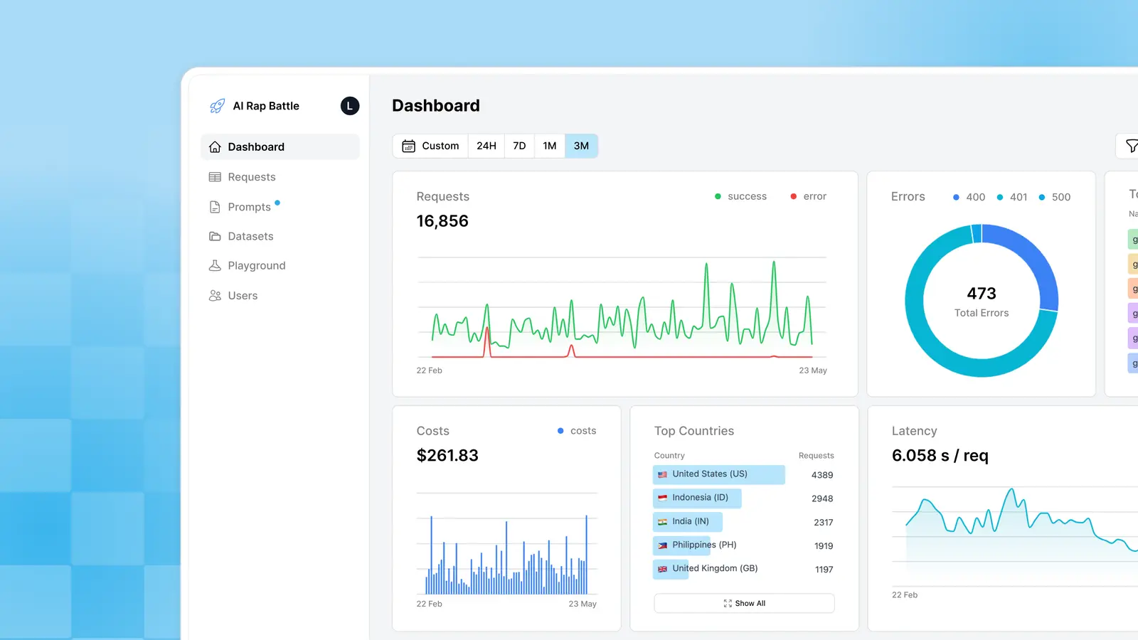 Helicone screenshot 2