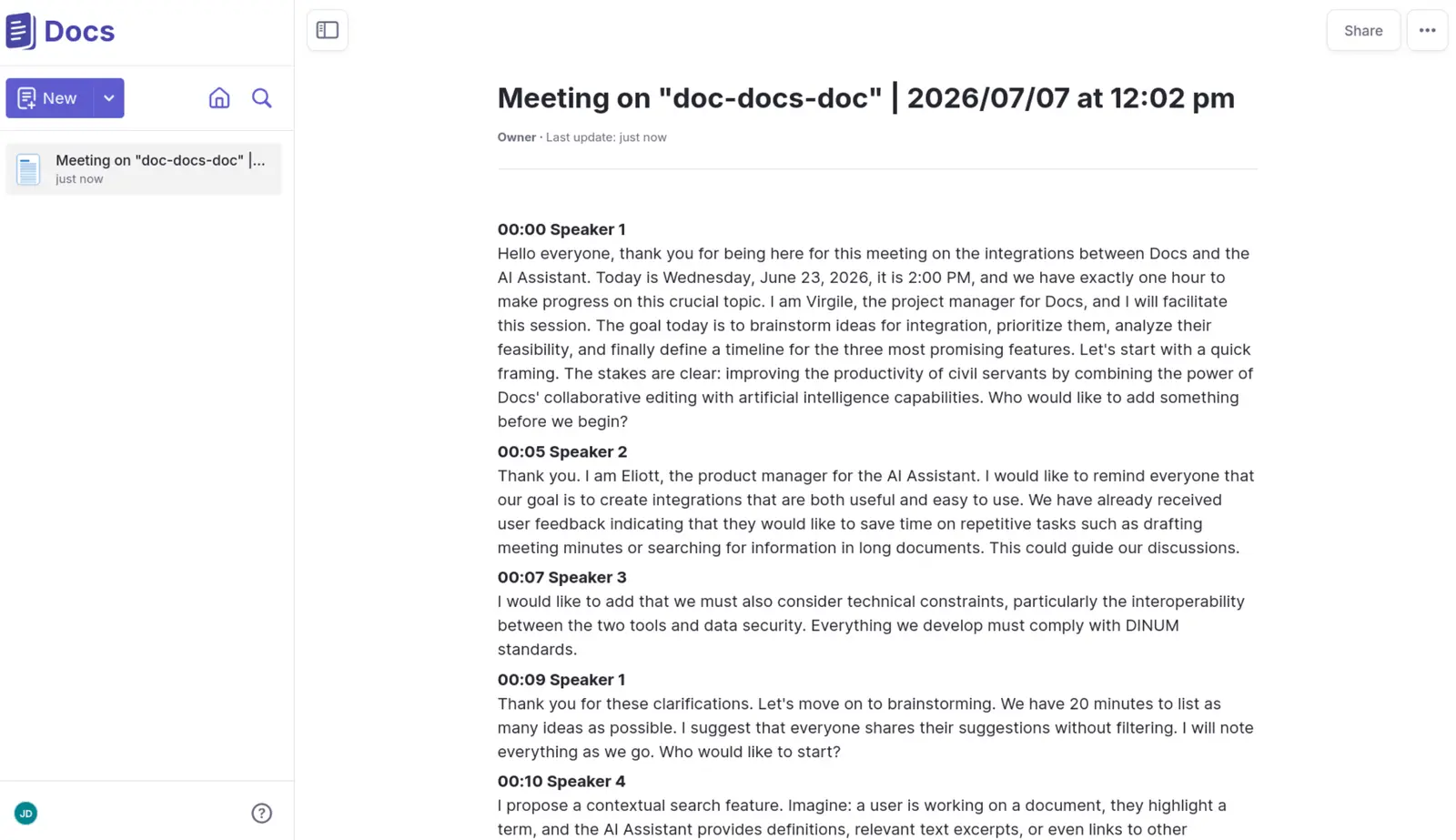 Docs (La Suite) screenshot 3