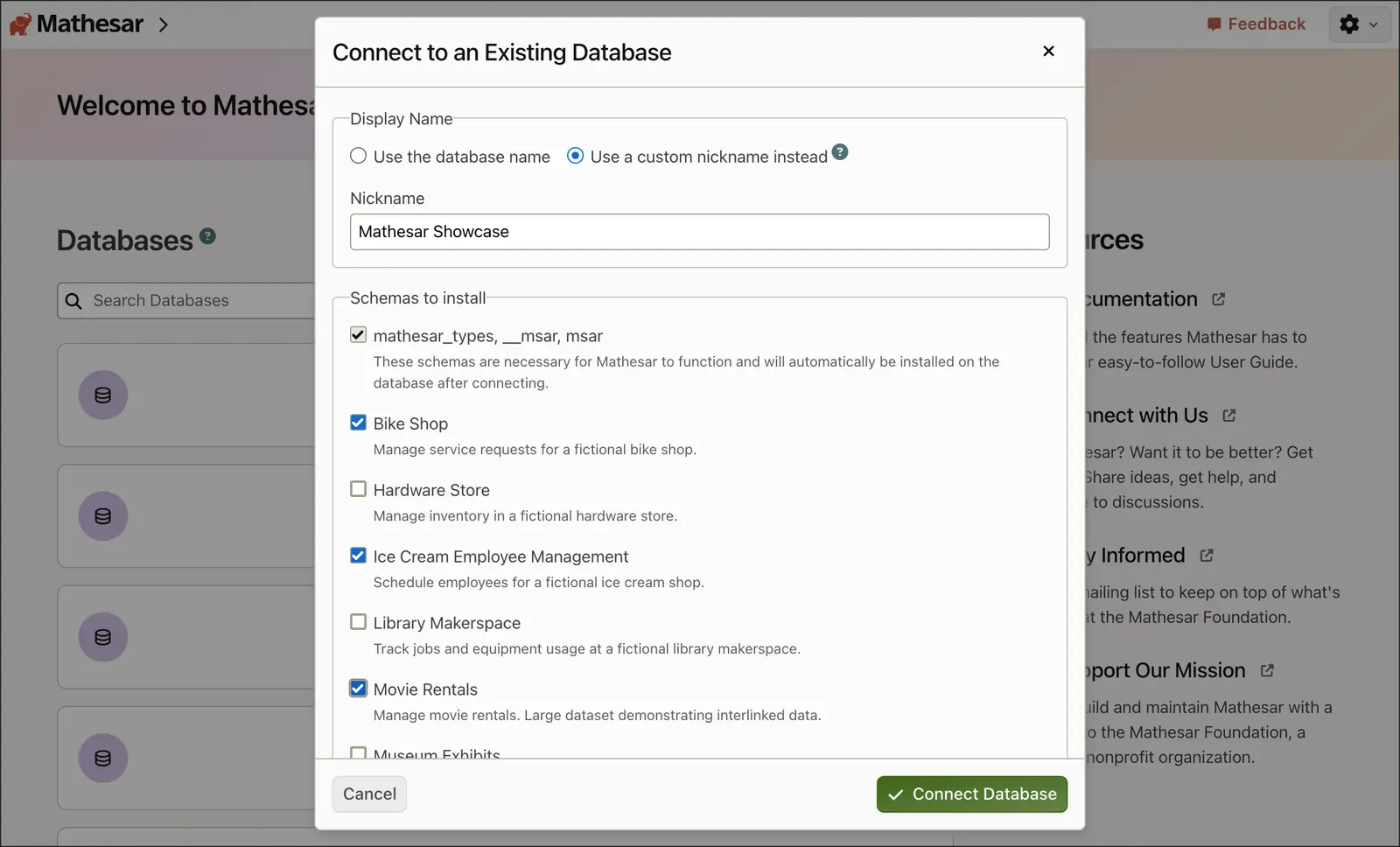 Mathesar screenshot 2