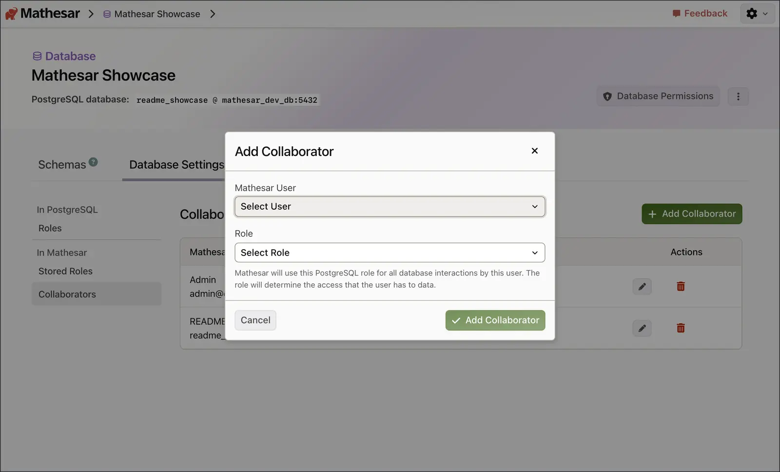 Mathesar screenshot 3