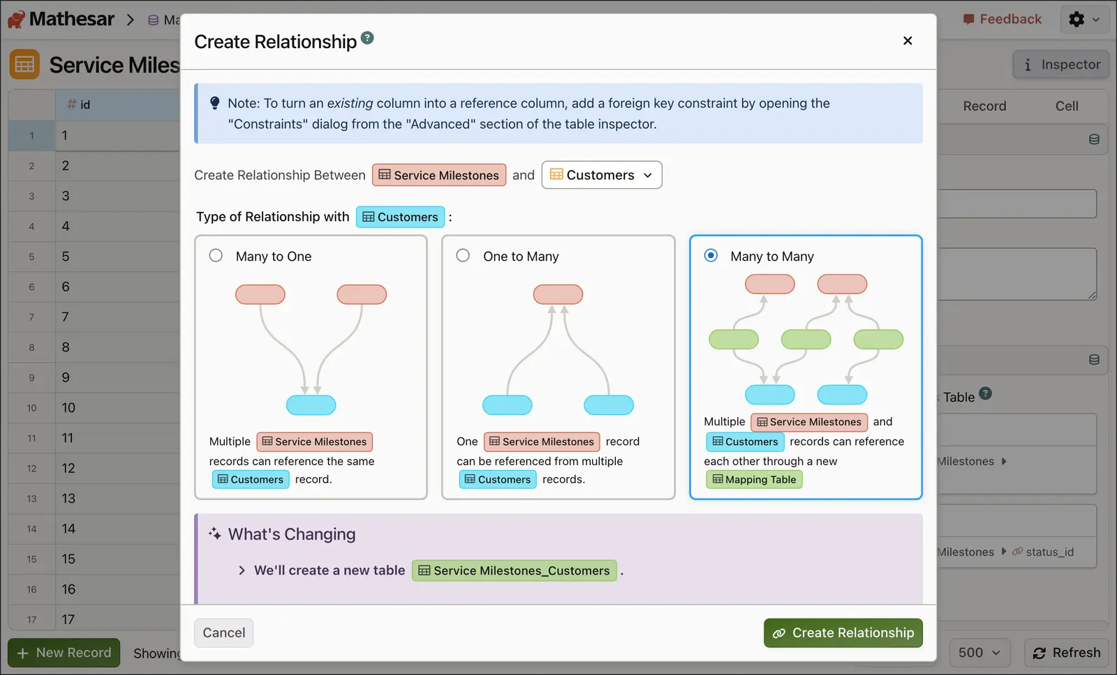 Mathesar screenshot 6