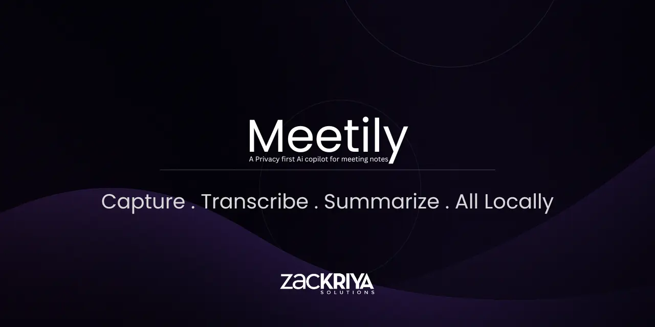 Meetily screenshot 2