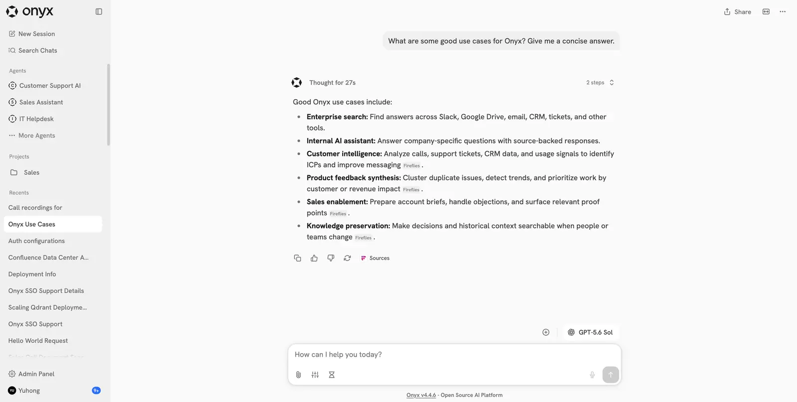 Onyx screenshot 2