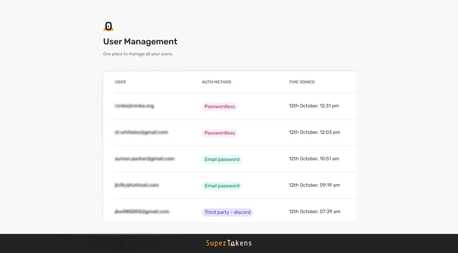 SuperTokens screenshot 3