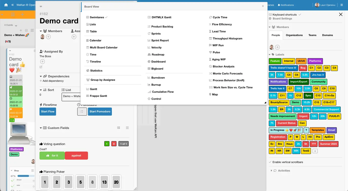 WeKan screenshot 1