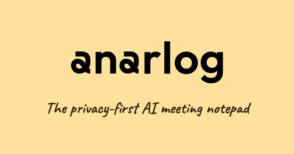 Anarlog product image