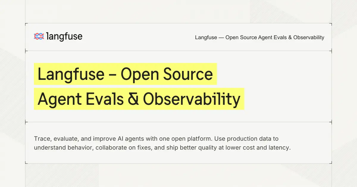 Langfuse product image