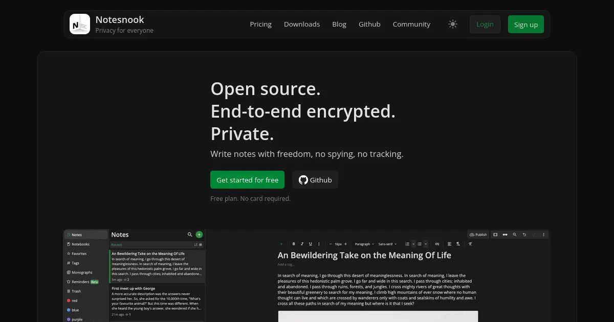 Notesnook product image
