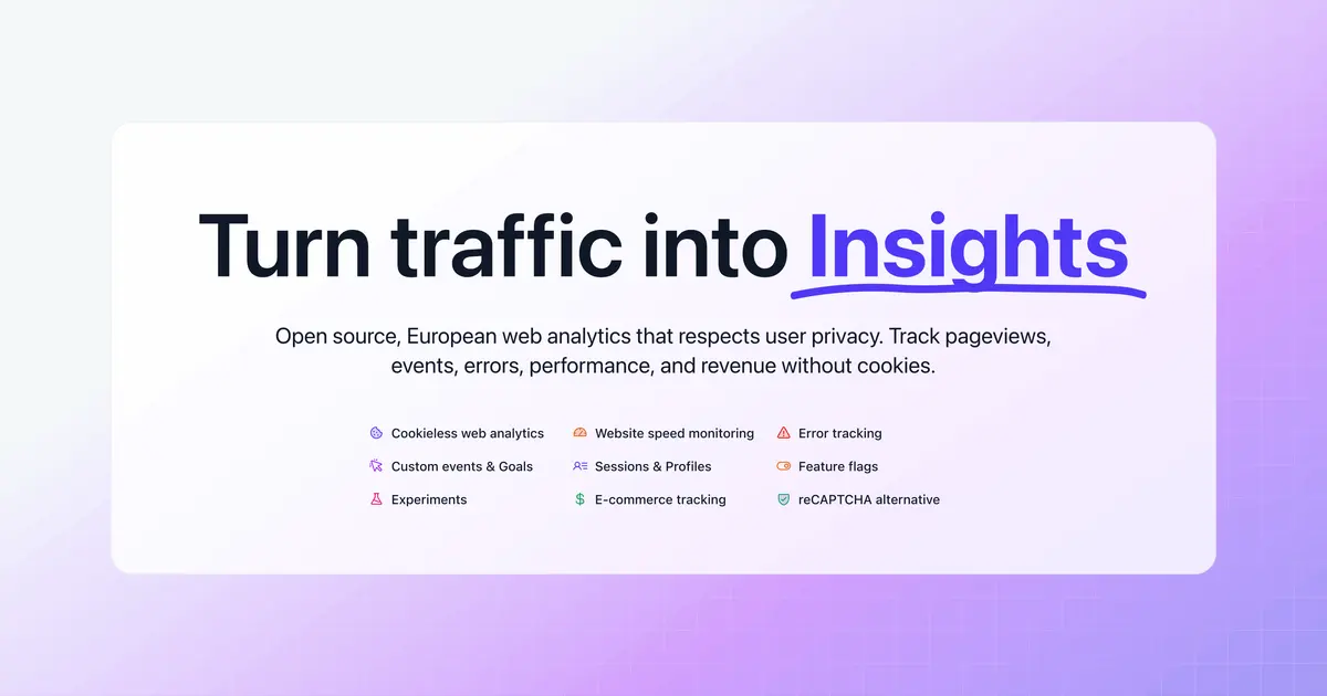 Swetrix product image