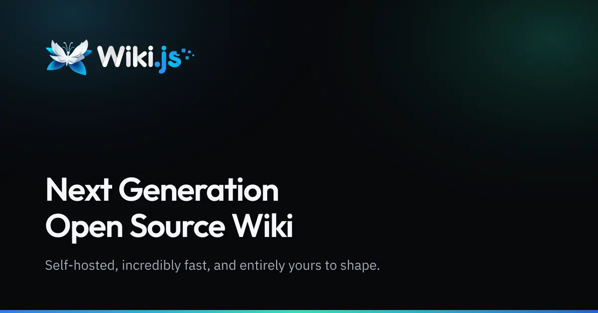 Wiki.js product image